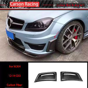 Ailerons latéraux en fibre de carbone véritable finition polie pour <span class=keywords><strong>Mercedes</strong></span> Classe C W204 C63 Pare-chocs avant/arrière Ruban 3M Kits de carrosserie - Product Image 3