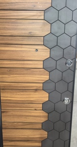 Porte Blindate in Acciaio Impermeabili di Alta Qualità con Vetro dalla Cina <span class=keywords><strong>a</strong></span> Prezzo d'Ingrosso <span class=keywords><strong>per</strong></span> <span class=keywords><strong>Esterni</strong></span> Uso Residenziale - Product Image 4