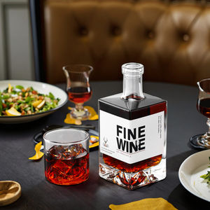 Vente en gros de bouteilles en verre de 500 ml de qualité supérieure, fond épais, pour les spiritueux haut de gamme comme le whisky, la vodka, le rhum, la <span class=keywords><strong>tequila</strong></span> - Product Image 3