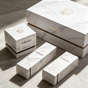 Custom Logo Rigid Cardboard Cosmetic Packaging <b>Box</b> <b>with</b> Soft-Touch Lamination - Eco-Friendly Skincare <b>Gift</b> <b>Box</b> OEM Wholesale - Product Image 1