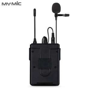 Mic của tôi wlj03 UHF không dây Lavalier <span class=keywords><strong>Microphone</strong></span> hai Transmitter Clip ve áo Mic cho máy ảnh điện thoại máy tính xách tay cuộc phỏng vấn bên ngoài ghi âm - Product Image 3
