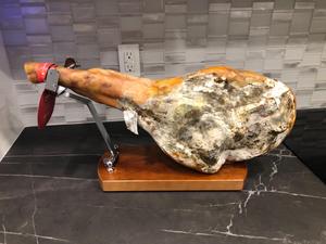 ขาตั้งไม้พับได้พร้อมแผ่นกันลื่นและที่วางแฮมสำหรับแฮมสเปนและอิตาลี prosciutto-ชั้นเก็บของในห้องครัวที่เป็นมิตรกับสิ่งแวดล้อม - Product Image 5