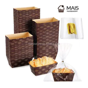 MaisBakery bakery supply vassoi da dessert usa e getta antiaderenti per forno mini vassoio per muffin usa e getta vassoio di carta da forno