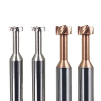 Fraise à rainurer en T en carbure CHENGZHEN HRC55 à 4 dents, haute précision 0,005 mm, coupeur standard en aluminium de 8 mm, certifiée RoHS