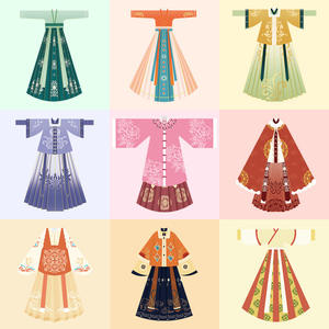 มิสเตอร์ทอย โอริกามิ ฮันฟูชุดงานฝีมือกระดาษสไตล์ราชวงศ์ถัง 3 มิติสำหรับเด็กอายุ 4-6 ปีของเล่นเพื่อการศึกษาแหล่งกำเนิดเจ้อเจียง - Product Image 1