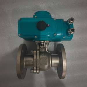 Hardware-Werkzeug Ventil Q941F-16P Kleines Elektrisches Kugelventil OEM Anpassbar 220V/380V DN100 für die Chemieindustrie - Product Image 1