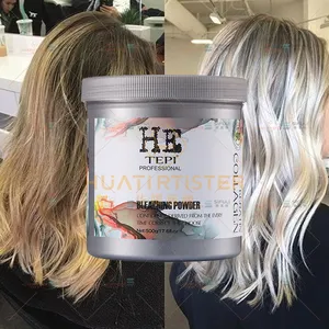 Huati Sifuli HE 500g Professional Salon Oxygen Bleach Powder Polvo blanqueador Color de cabello Bleach Powder y desarrollador