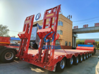 Hochleistungs-40-t-120-t-Tieflader-Sattelauflieger Bagger träger Cargo Utility Dropdeck-LKW-Anhänger Tieflader