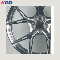 Rines de Alto Rendimiento Mecanizados por CNC de 16-20 Pulgadas 5x100, Plateado/Negro Pulido, Servicio Personalizado de PCD/ET para Rines de Aleación de Automóviles de Pasajeros