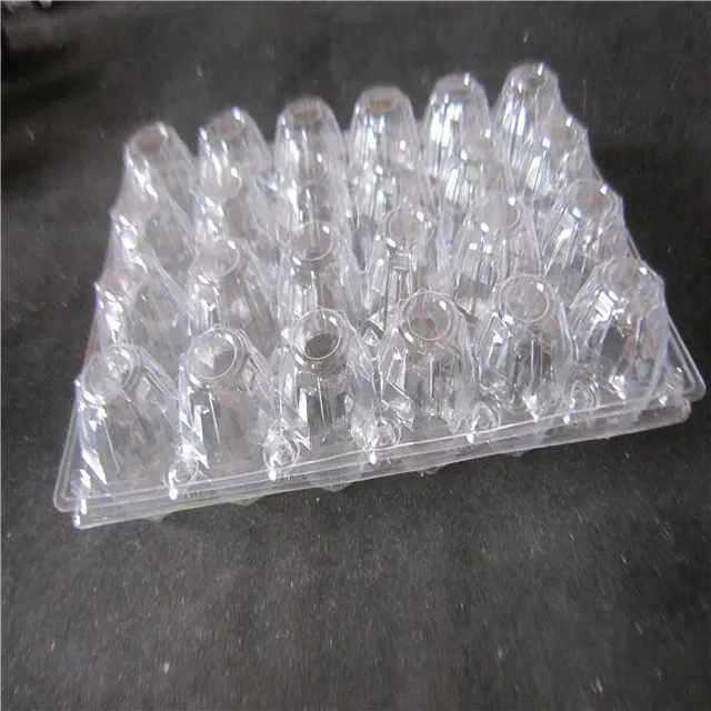 Trasparente uovo di plastica di imballaggio vassoio Box pet vassoio per 36 vassoio di uovo