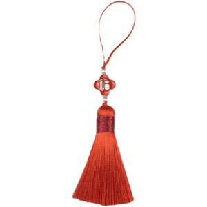 Tassel Charm Pendant 8Cm Zinc Alloy Polyester Unisex Gift <b>Bookmark</b> Phone Charm - Product Image 5