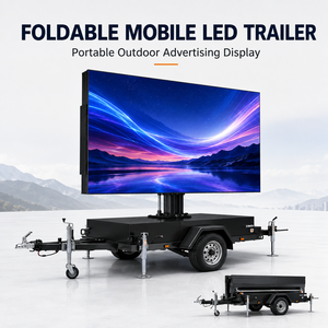 <span class=keywords><strong>Remolque</strong></span> con Pantalla LED Plegable, Gabinete <span class=keywords><strong>de</strong></span> Aluminio Fundido a Presión, Elevación Hidráulica, Rotación <span class=keywords><strong>de</strong></span> 270°, Resistente a la Intemperie, Cartel Digital en <span class=keywords><strong>Alquiler</strong></span> - Product Image 2