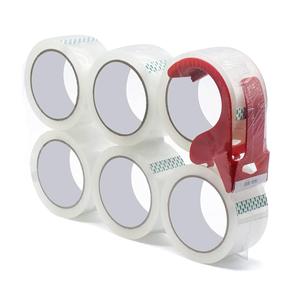 Autocollant adhésif transparent OPP acrylique inodore pour boîte de transport et étiquettes d'emballage postal - Product Image 1