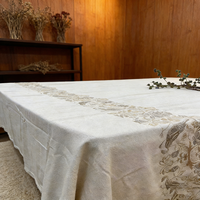 Drap-housse en ramie à prix d'usine, broderie industrielle de feuilles, drap de lit uni avec fleurs pour usage domestique