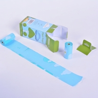 Sacs à déjections canines biodégradables et compostables en amidon PBAT, étanches, pour la promenade quotidienne des chiens, fabrication OEM/ODM, marque privée personnalisée