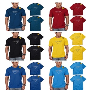 Camiseta de Hombre de Algodón 100% con Logotipo Bordado Personalizado, Estampado en Relieve, Corte Regular, Cuello Redondo, Tejido de Punto, Secado Rápido - Product Image 1