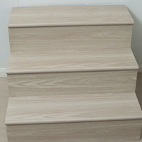 Marche d'escalier SPC étanche monobloc sans joint pour la rénovation de la maison