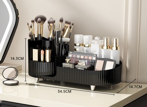 Hot Sell Cosmetics Display Case Rotating Makeup Beauty Products Organizer <strong>Skincare</strong> <strong>Holder</strong> - Product Image 6