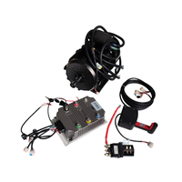 High-Power 48V 10kW 1500 RPM Marine Brushless DC Motor Kit Includes Motor, Driver, and Rotary Encoder
