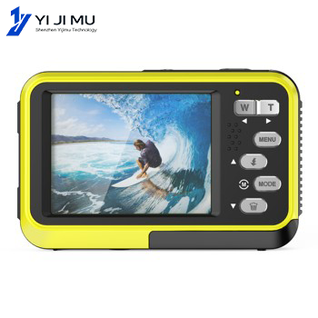2026 360 Action Sports Camera 48MP 4K HD CMOS Underwater IP68 Waterproof 75 Wide Angle Built-in LED Dual Screen MicroSD ODM/OEM