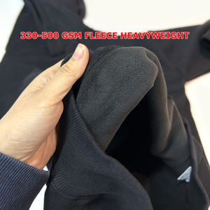 Heavyweight Custom 500 Gsm Winter <b>Men's</b> Oversized Streetwear <b>Pullover</b> Hoodies Blank Eco-Friendly Puffy Print Embroidered - Product Image 2