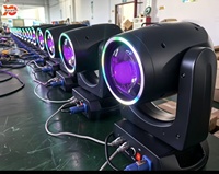 Projecteur LED mobile 200W à faisceau, RGB, avec effets stroboscopiques et laser, DMX512, pour DJ, KTV, bar, discothèque, fête, mariage, événement