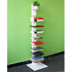 Estantería Invisible Simple de estilo nórdico, esquina de acero inoxidable, <span class=keywords><strong>pequeña</strong></span> estantería creativa para maletero, estantería para libros - Product Image 2