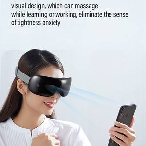 Hogar inteligente eléctrico 4 modos de velocidad Visual calor comprimir 3D vibración cuidado de los ojos masajeador con música - Product Image 6