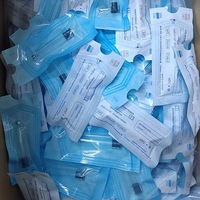 Flacon en verre pharmaceutique cylindrique avec emballage individuel, bouchon en caoutchouc, capuchon en aluminium