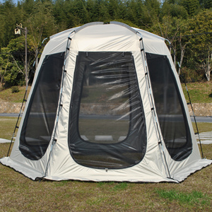 Portable <strong>Screenhouse</strong> for Family, Screened Gazebo for Bug-Free Lounging, Outdoor Sun Shade for Picnic, Events, Parties, Camping - Product Image 3