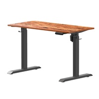 Bureau debout extensible électrique ergonomique moderne à cadre métallique, fourni par l'usine, pour le bureau à domicile et la villa