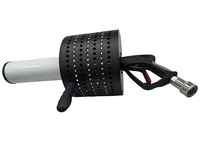 Pistolet à CO2 Fogsea LED Monocouleur, Souffleur de Confettis en Plastique Électrique 150W 24V pour Fête, DJ, Spectacle, Mariage, Décoration, Télécommande