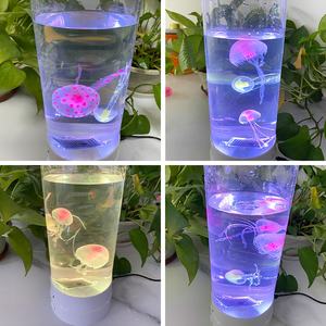 Nouvel arrivage de décoration de paysage de réservoir de méduses en silicone artificiel d'aquarium respectueux de l'environnement - Product Image 3