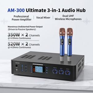 Système de cinéma maison professionnel à fort potentiel de vente, 700-1500W, amplificateur portable multifonction KV-AM300 AM300 professionnel - Product Image 3