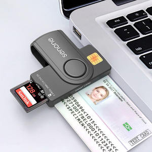 Lecteur-graveur de cartes intelligentes USB 3 en 1 SENONE SCR311 pour cartes à puce SD MMC SM ISO 7816 - Product Image 5