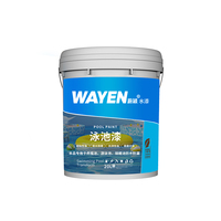 Factory Premium Liquid Acryl injektion für Badezimmer Schwimmbad Dach beschichtung Farbe Wasserdichte Leckagen-Haupt sächlich verwendete Bürsten