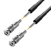 Câble CoaXPress CXP-6 HD-BNC mâle vers HD-BNC mâle 75 Ohm, câble coaxial haute vitesse pour caméra de vision industrielle