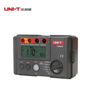 UNI-T UT501A Medidor Digital de Resistencia de Aislamiento de Alta Precisión con Pantalla LCD, Contador de 1999 Caracteres, 100V-1000V, 1mA - Product Image 1