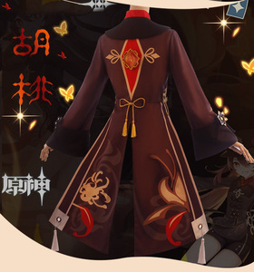 Costume de <span class=keywords><strong>cosplay</strong></span> Genshin Impact Hutao, uniforme, perruque, <span class=keywords><strong>cosplay</strong></span>, jeu d'anime, <span class=keywords><strong>Hu</strong></span> <span class=keywords><strong>Tao</strong></span>, style chinois, costumes d'Halloween pour femmes - Product Image 4