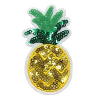 Enfants Belle Conception Broderie Chenille Paillettes Fer Patch Personnalisé Broderie Réversible Imprimé Paillettes Patchs