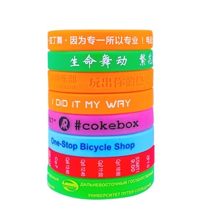 Pulsera de Silicona Oscura de Moda, Pulsera de Silicona de Goma Personalizada, Pulsera de Silicona Arcoíris para Adultos y Jóvenes - Product Image 3