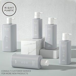 Cosmetic plastic PET storage bottle with storage pump
