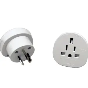 SAA plug Australia standar baru yang disetujui dengan pintu pelindung 10A 250V Rohs UK/US ke AUS colokan adaptor