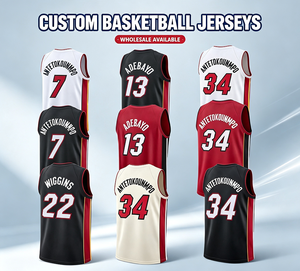 Ventes en gros de nouveaux maillots de <span class=keywords><strong>basket</strong></span>-ball pour hommes de <span class=keywords><strong>Miami</strong></span>, 7 Antetokounmpo, 13 Adebayo, <span class=keywords><strong>22</strong></span> Wiggins, maillots brodés, maillot personnalisé - Product Image 1