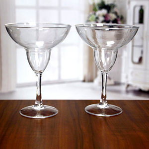 16oz Martini Glasses Plastic Martini Glass Cocktail Cup Unbreakable
