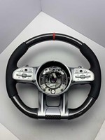 Volant en fibre de carbone pour Mercedes-Benz R230 W219 W209 W211 CLK G55 E55