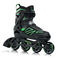 Enfants Adultes Débutant Taille Réglable Patins À Roues Alignées Caoutchouc PU Pneu Freestyle Patins Chaussures En Ligne