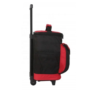 2023 Custom Ice Cream <span class=keywords><strong>Carry</strong></span> Trolley Tote Große Thermal Picknick Rolling <span class=keywords><strong>Cooler</strong></span> <span class=keywords><strong>Bag</strong></span> auf Rad für Lebensmittel - Product Image 3