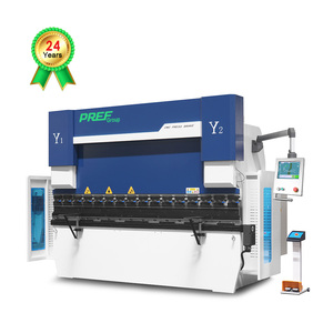 Pref cửa tự động khung Báo Chí phá vỡ kim loại thép tấm thủy lực Báo Chí phanh delem da53t hệ thống điều khiển <span class=keywords><strong>CNC</strong></span> Máy uốn - Product Image 1