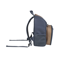 Sac à dos isotherme pour pique-nique 2 personnes avec compartiment isotherme étanche, design pliable, poignée de transport réutilisable et sangle rembourrée